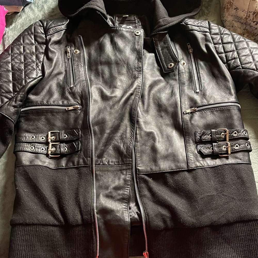 Sourock Leather Coat/Jacket